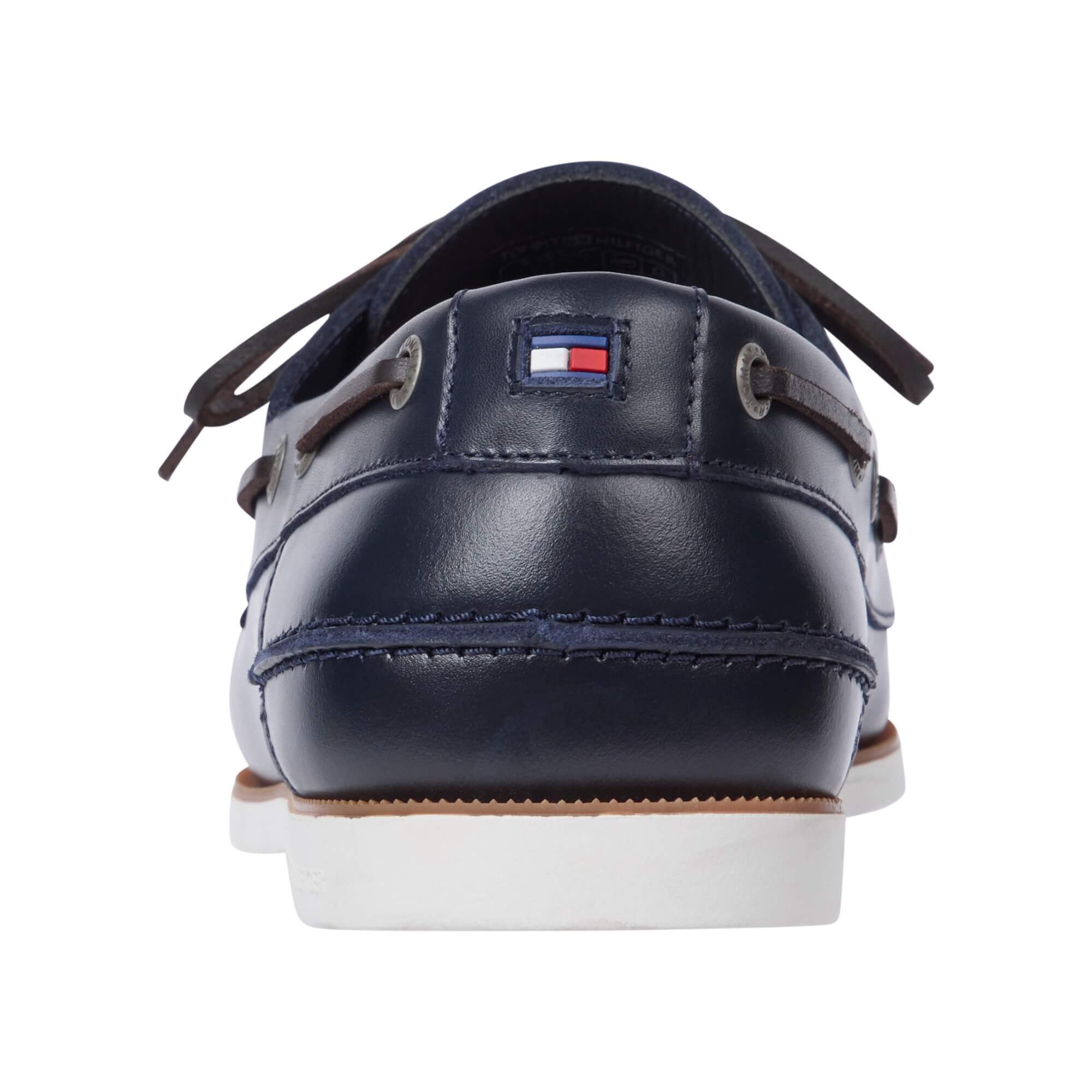 Tommy Hilfiger Nauticos Boat Shoe Core Lth · Negro Azul marino · imagen 4