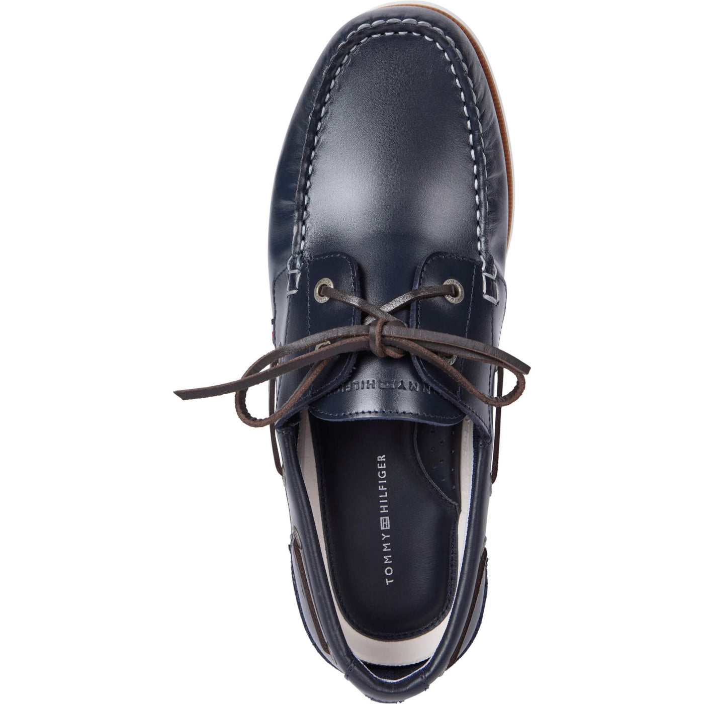 Tommy Hilfiger Nauticos Boat Shoe Core Lth · Negro Azul marino · imagen 3