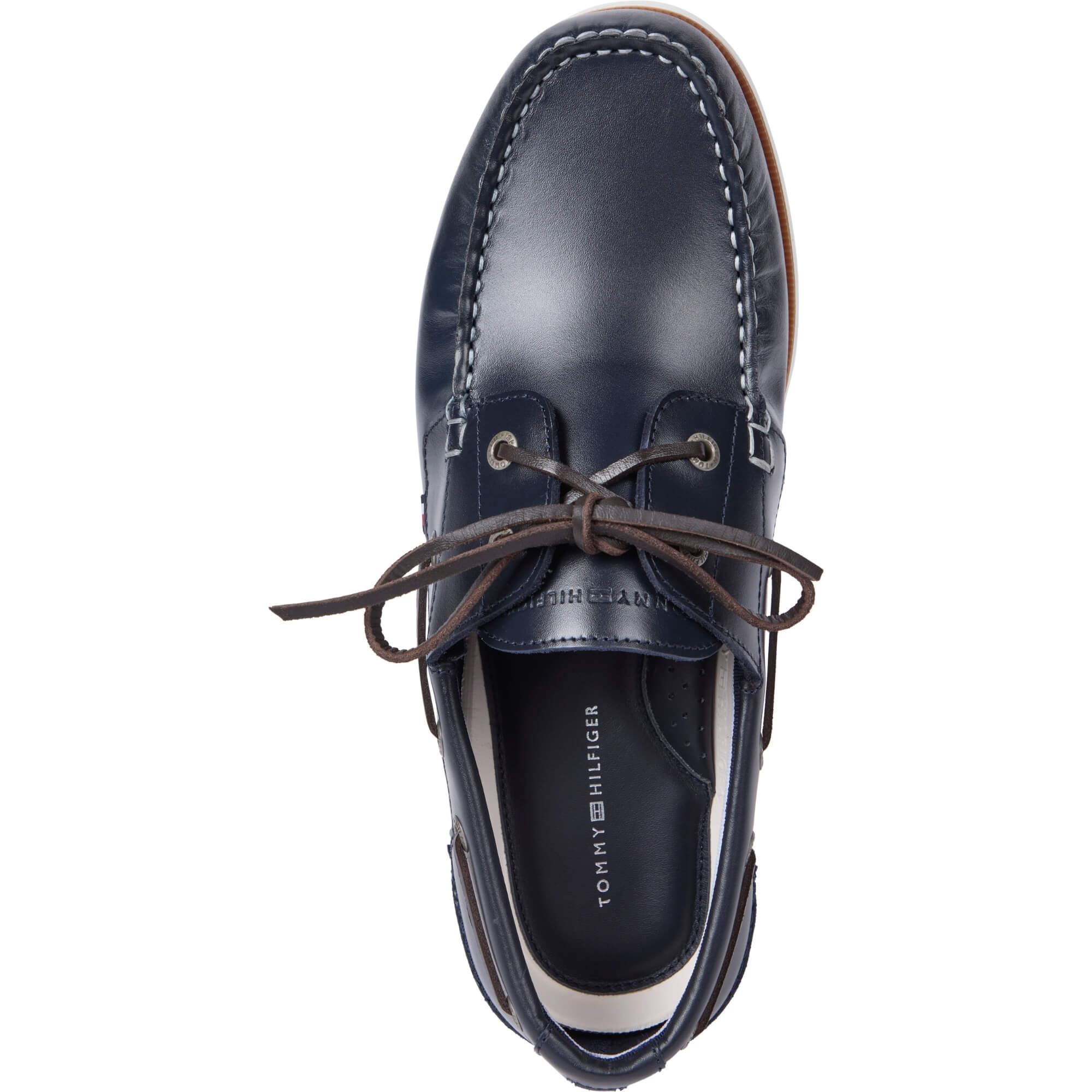 Tommy Hilfiger Nauticos Boat Shoe Core Lth · Negro Azul marino · imagen 3