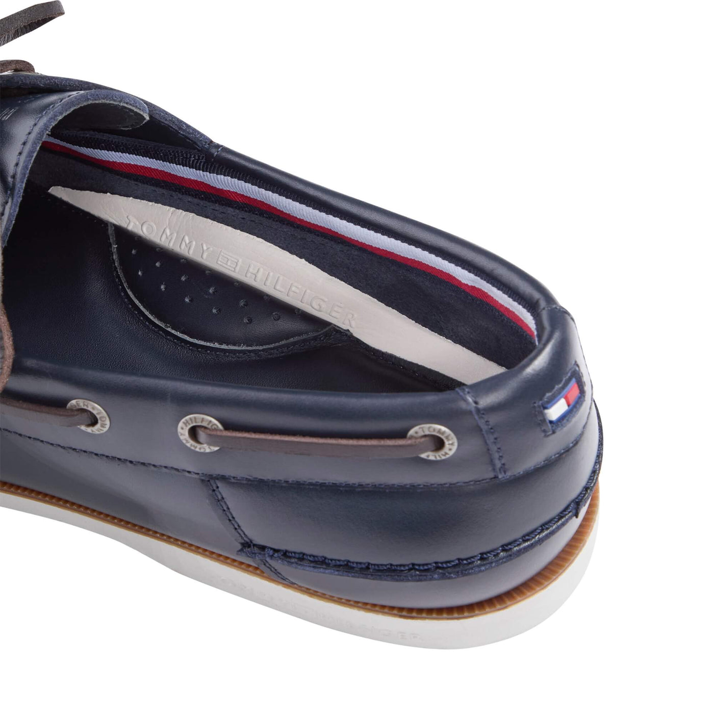 Tommy Hilfiger Nauticos Boat Shoe Core Lth · Negro Azul marino · imagen 5