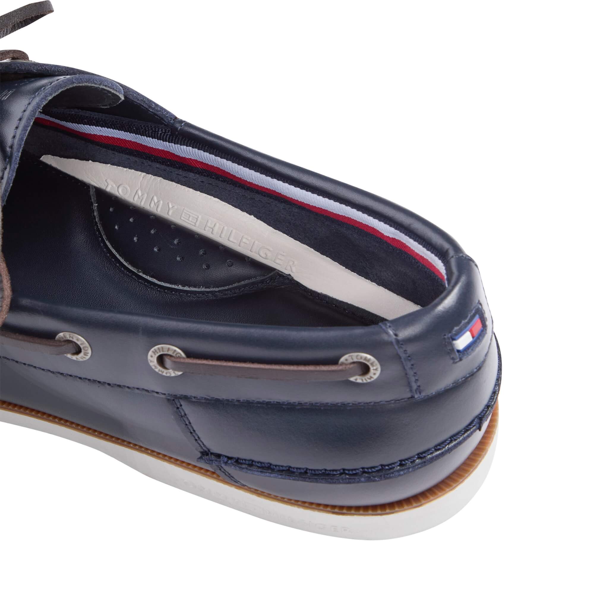 Tommy Hilfiger Nauticos Boat Shoe Core Lth · Negro Azul marino · imagen 5