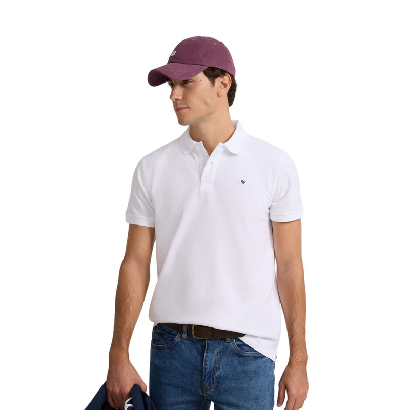 Polo Clasico Liso Blanco | Silbon