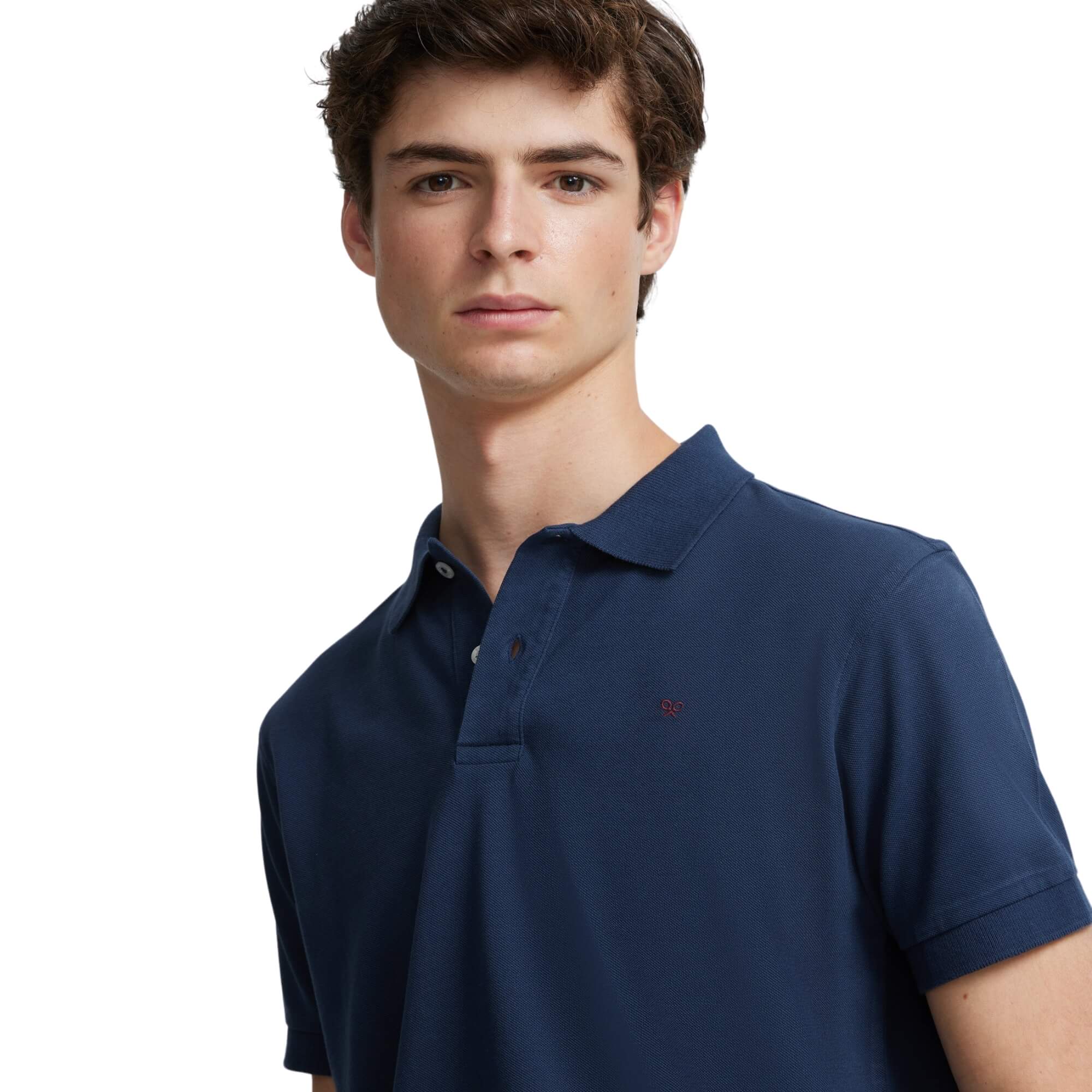 Polo Clasico Liso Azul Marino | Silbon · imagen 3