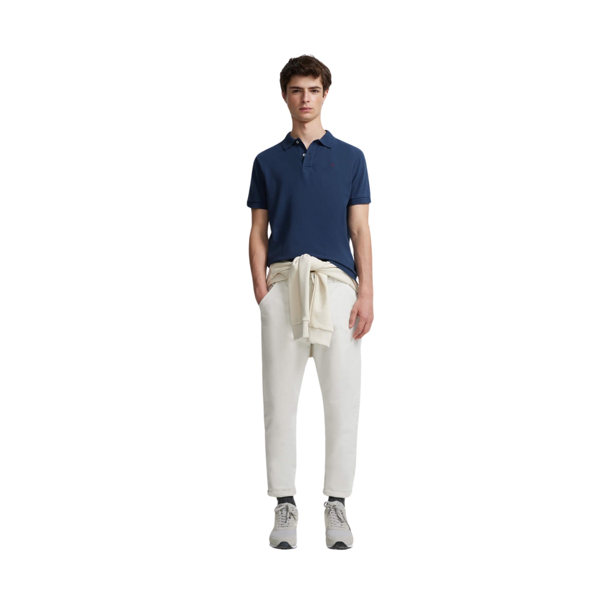 Polo Clasico Liso Azul Marino | Silbon · imagen 6