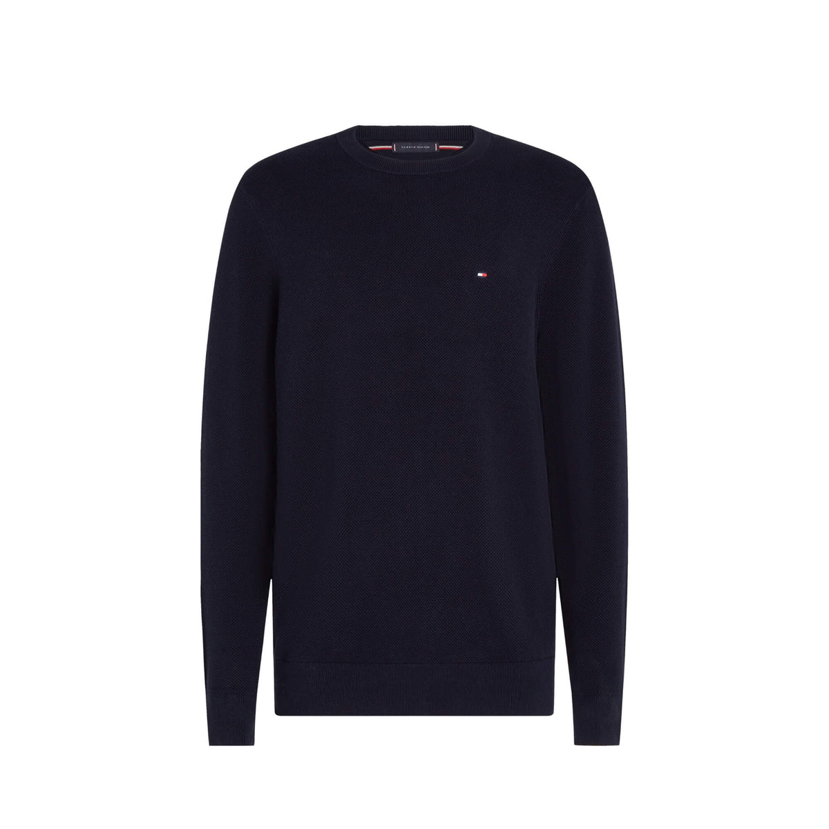 Jersey Tommy Hilfiger Hombre Essential Structure Cuello Redondo - Azul · imagen 1