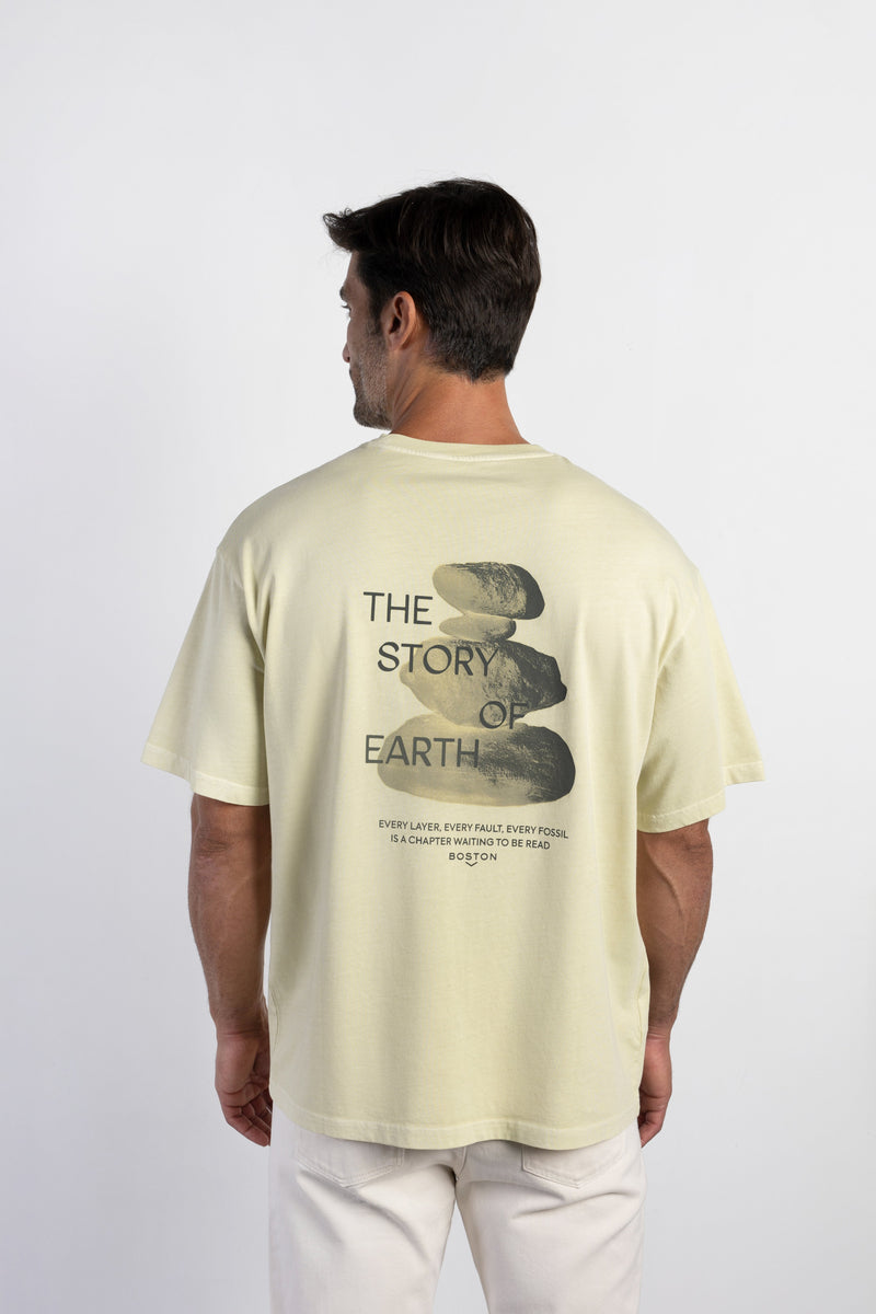 Camiseta Earth Ocre Claro | The Boston Brand
