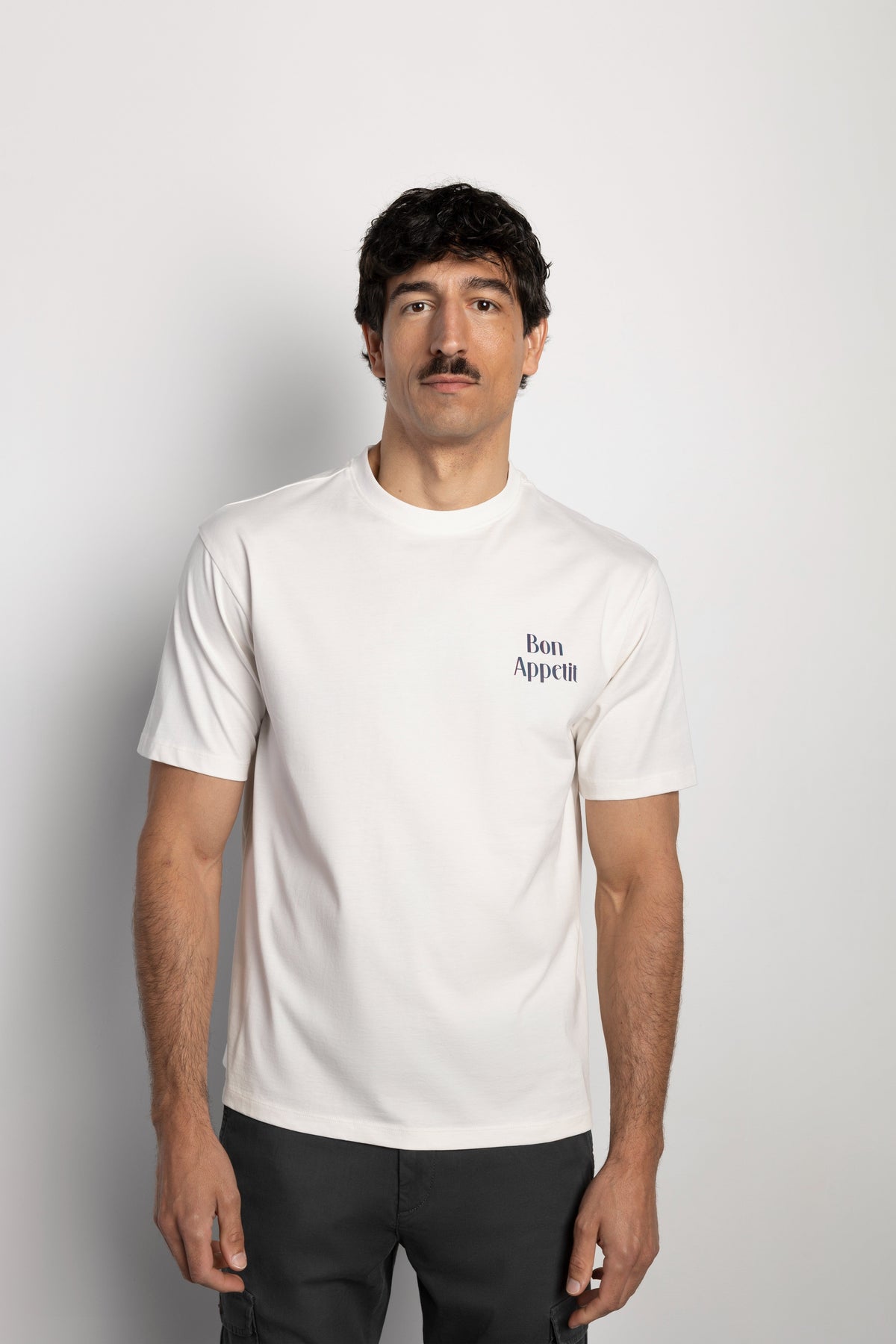 Camiseta Bon Appetit Blanco Roto | The Boston Brand · imagen 2