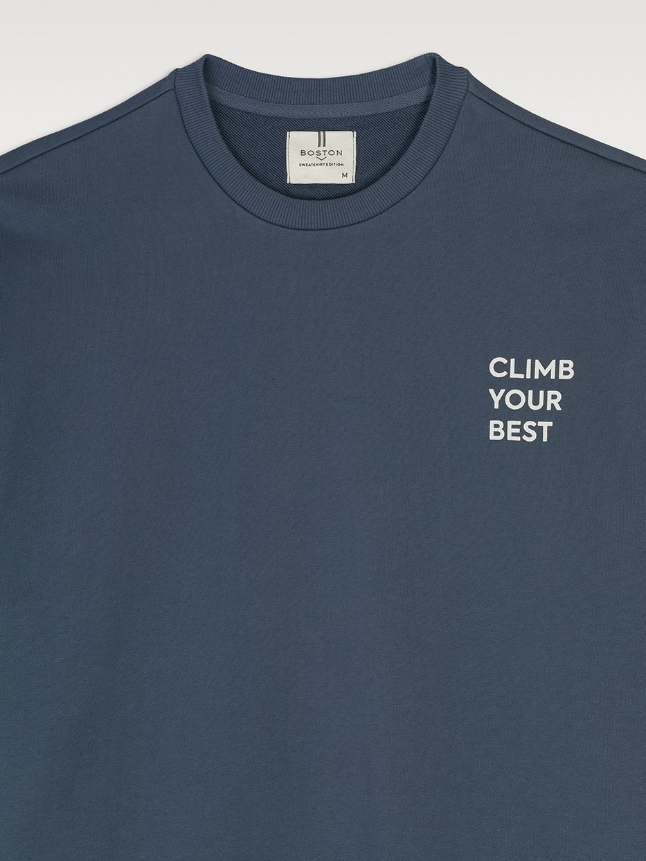 Sudadera Print Climb Indigo | The Boston Brand · imagen 4