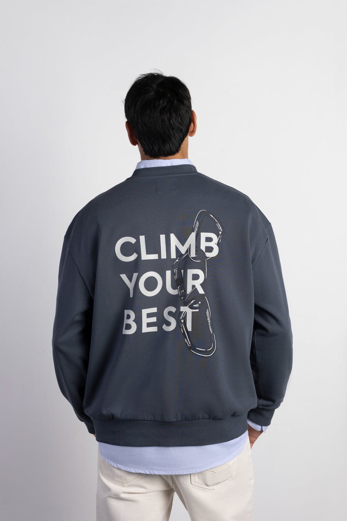 Sudadera Print Climb Indigo | The Boston Brand · imagen 2