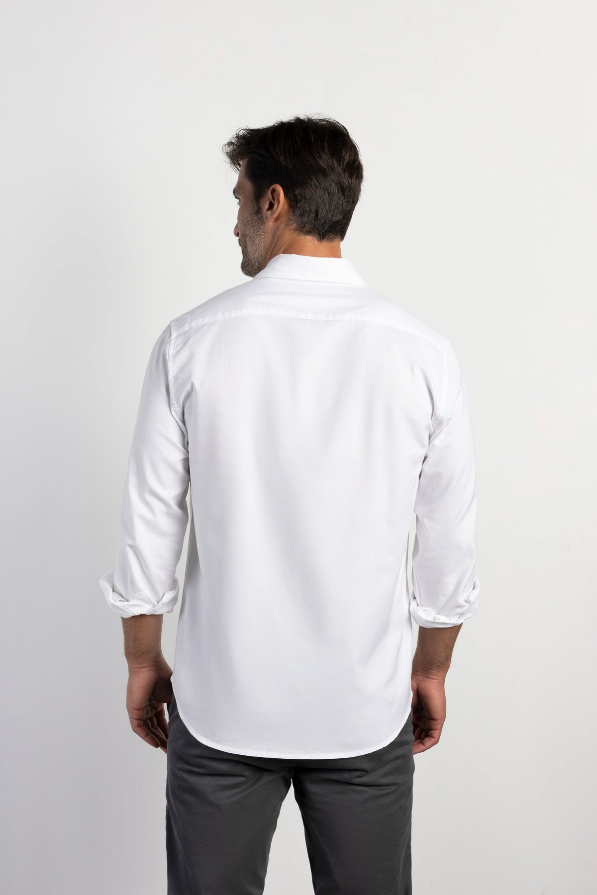 Camisa Oxford Lisa Manga Larga Blanco | The Boston Brand · imagen 2