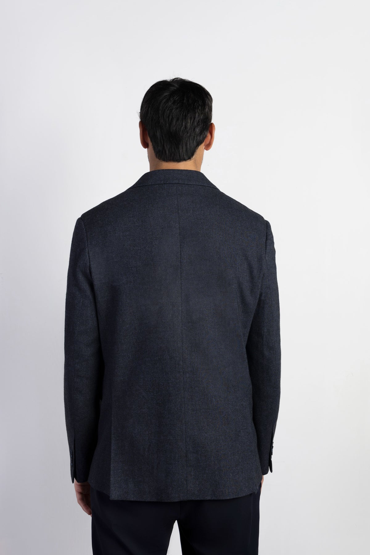 Blazer Estructura Melange Marino Melange | The Boston Brand · imagen 2