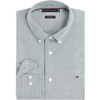 Thumbnail for Mw0Mw35774L6K Polos Tommy Hilfiger Hombre Solid Heritage Oxford Rf Shirt