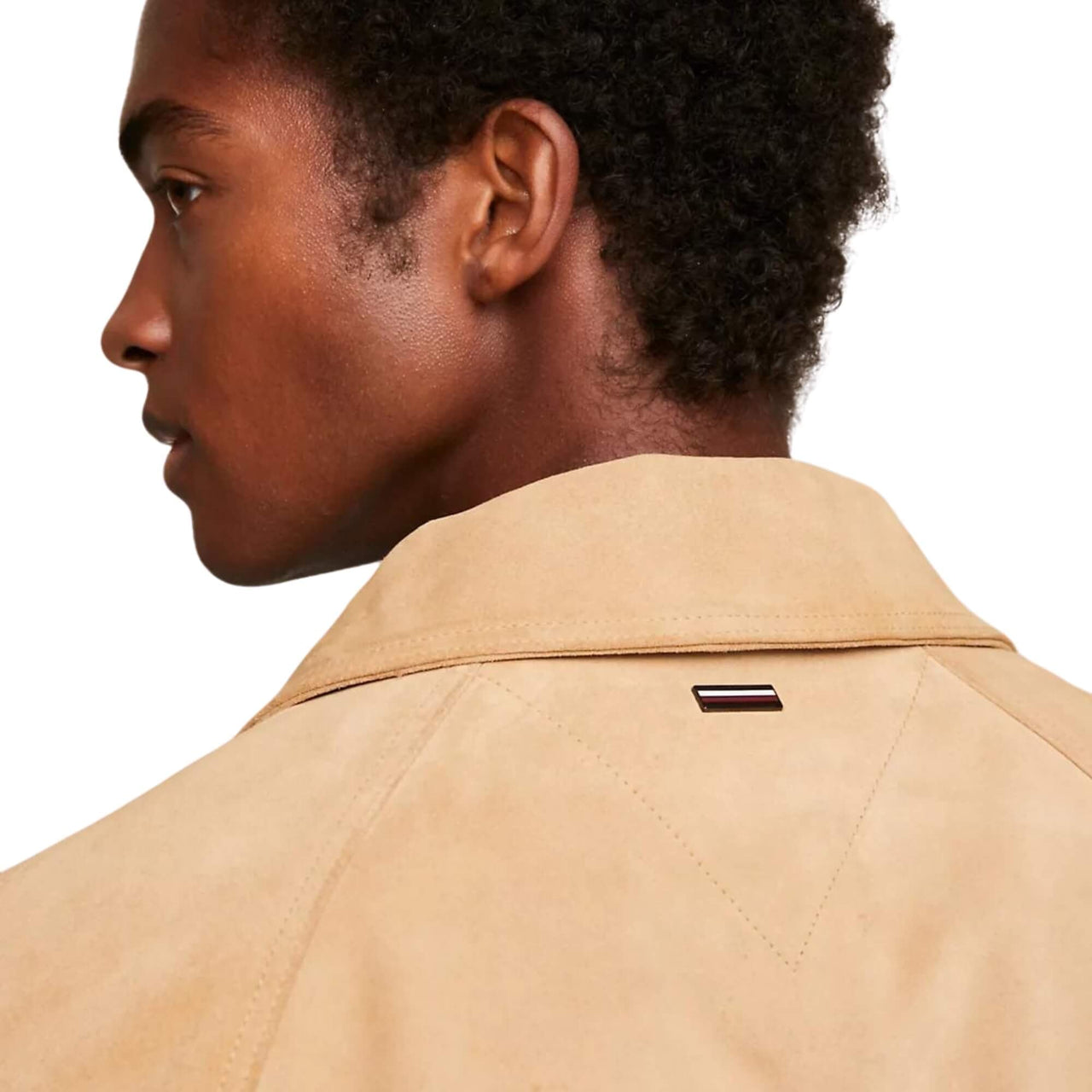 Mw0Mw33758Rbl Cazadoras Tommy Hilfiger Hombre Dc Suede Harrington Jacket