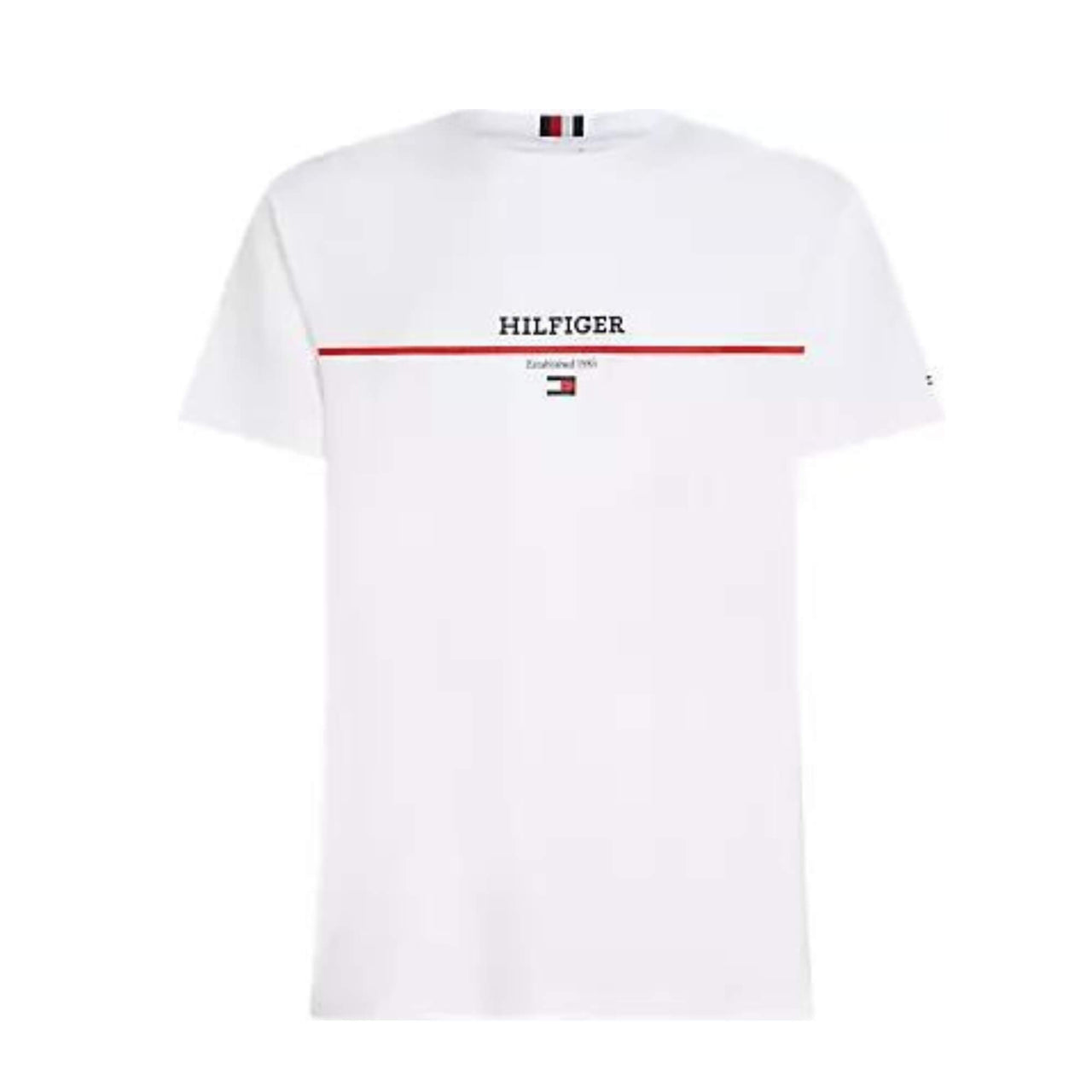 Mw0Mw35464Ybr Camisetas Tommy Hilfiger Hombre Hilfiger Stripe Tee