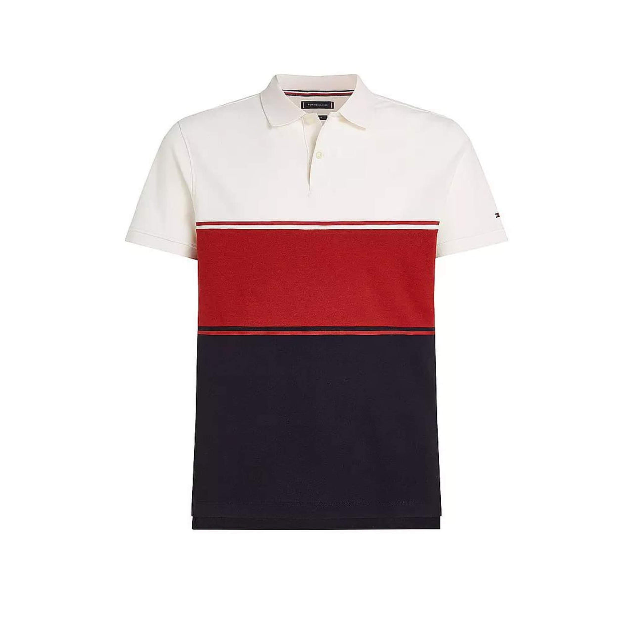 Mw0Mw35600Xnn Polos Tommy Hilfiger Hombre Colorblock Reg Polo