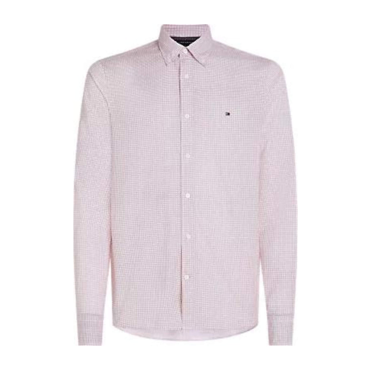 Mw0Mw358130Kp Camisas Tommy Hilfiger Hombre Flex Micro Foulard Sf Shir