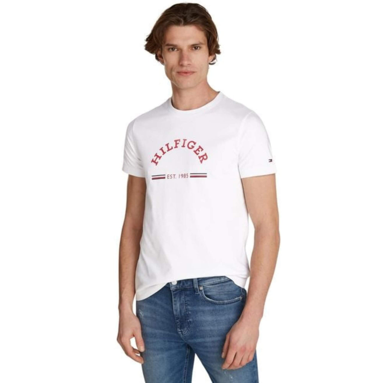 Mw0Mw35466Ybr Camisetas Tommy Hilfiger Hombre Rwb Arch Gs Tee