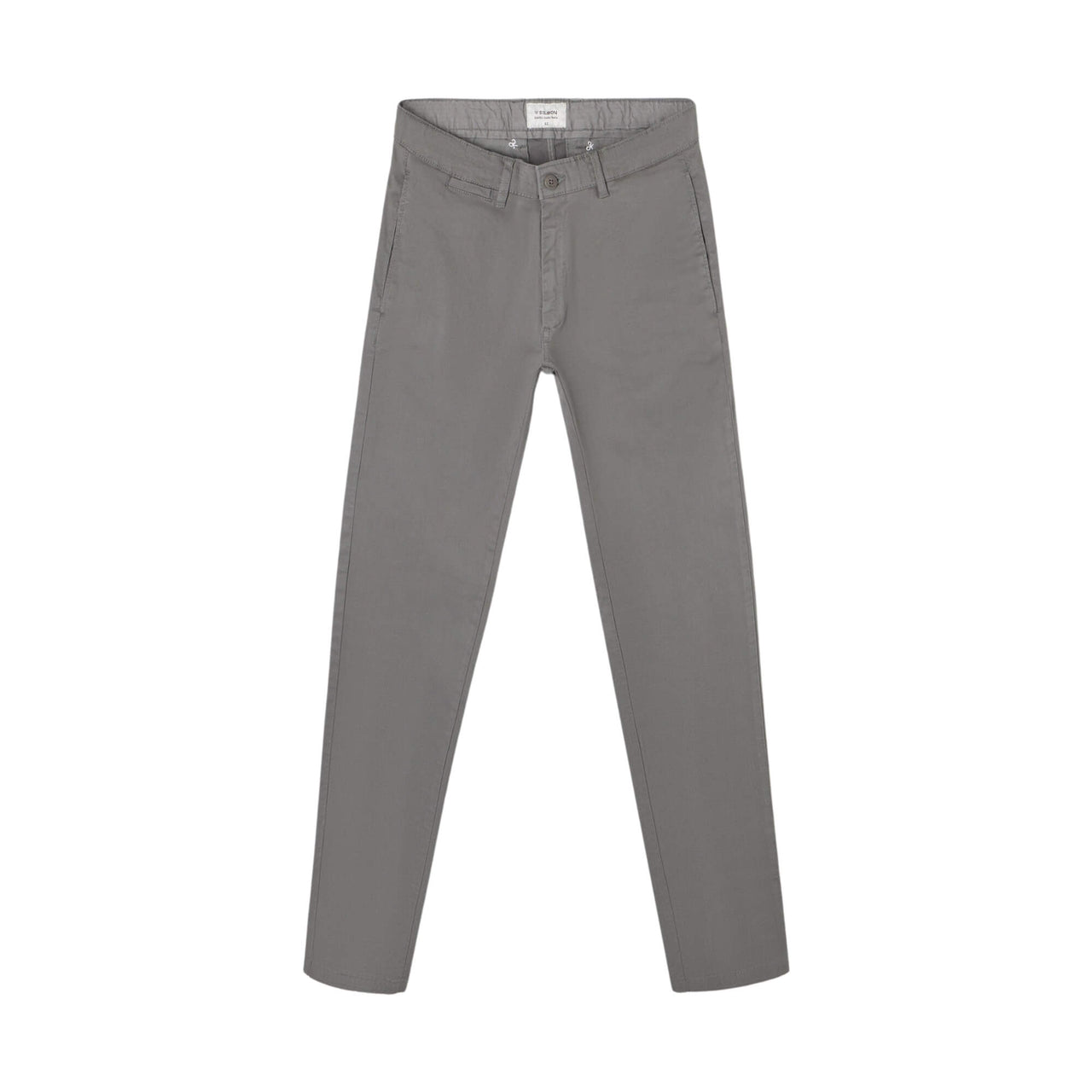 129731 Pantalones Silbon Hombre Sport Chino Gris Oscuro