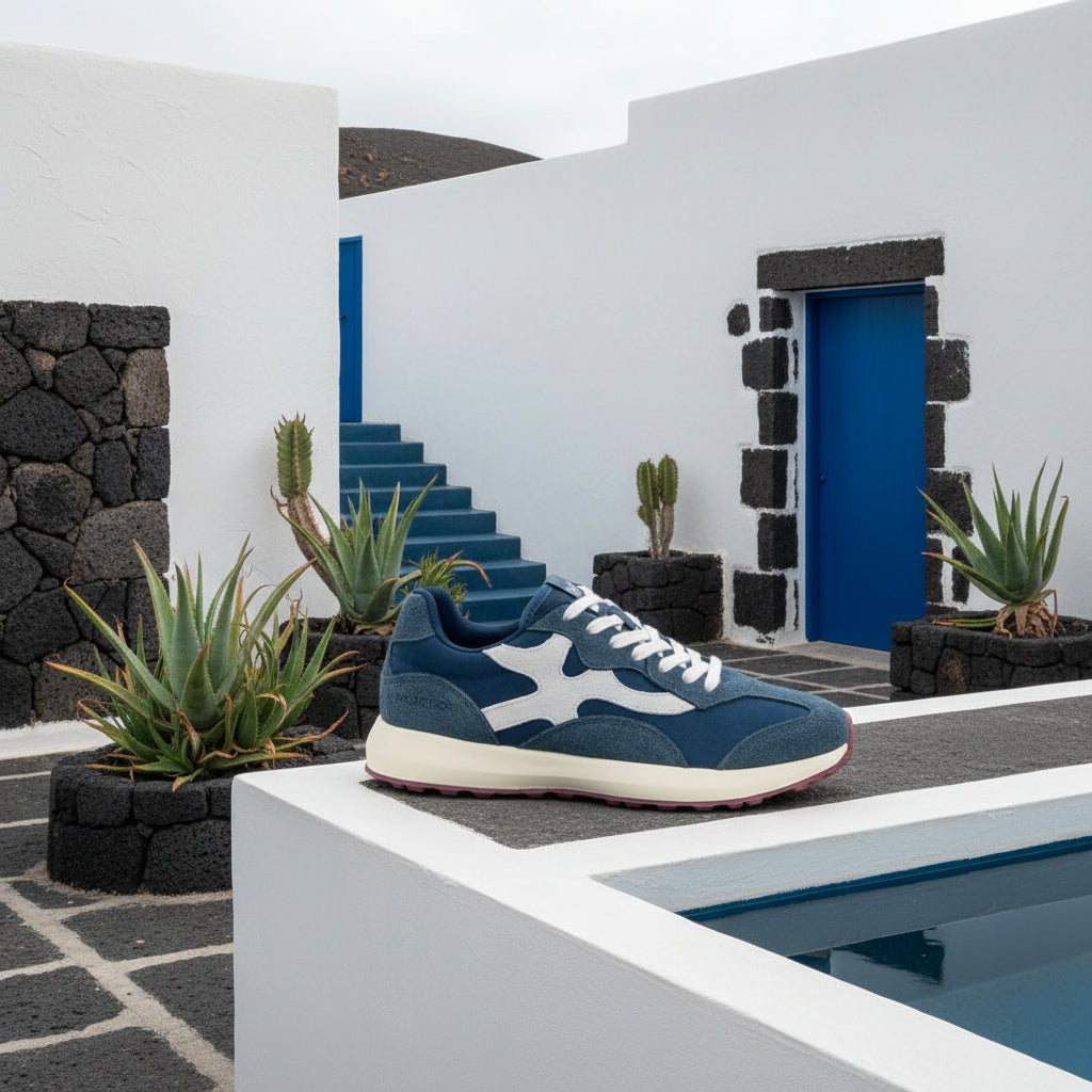 134520 Zapatillas Silbon Hombre Iconic Slbn09 Azul