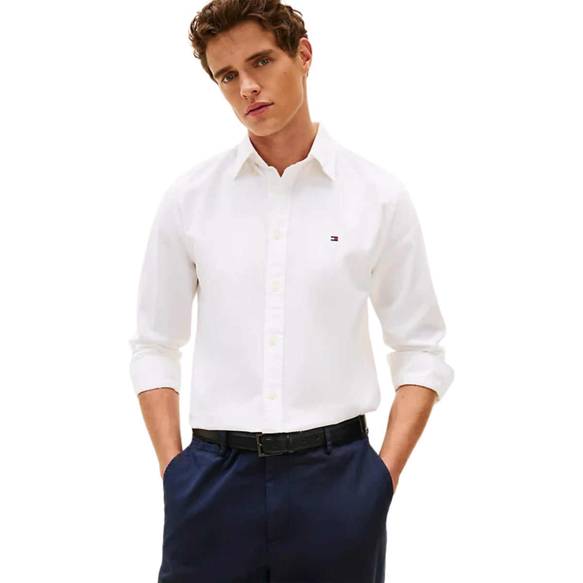 Camisa Tommy Hilfiger Hombre Flex Dobby Slim Fit · imagen 1