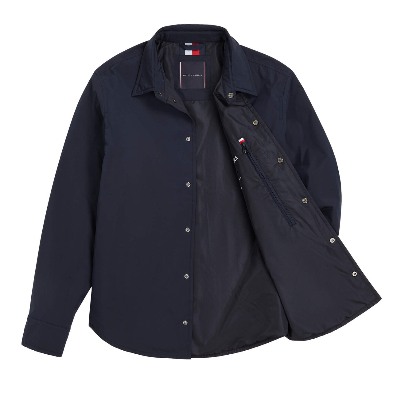 Mw0Mw37629Dw5 Chaquetas Tommy Hilfiger Hombre Lw Packable Shirt Jacket