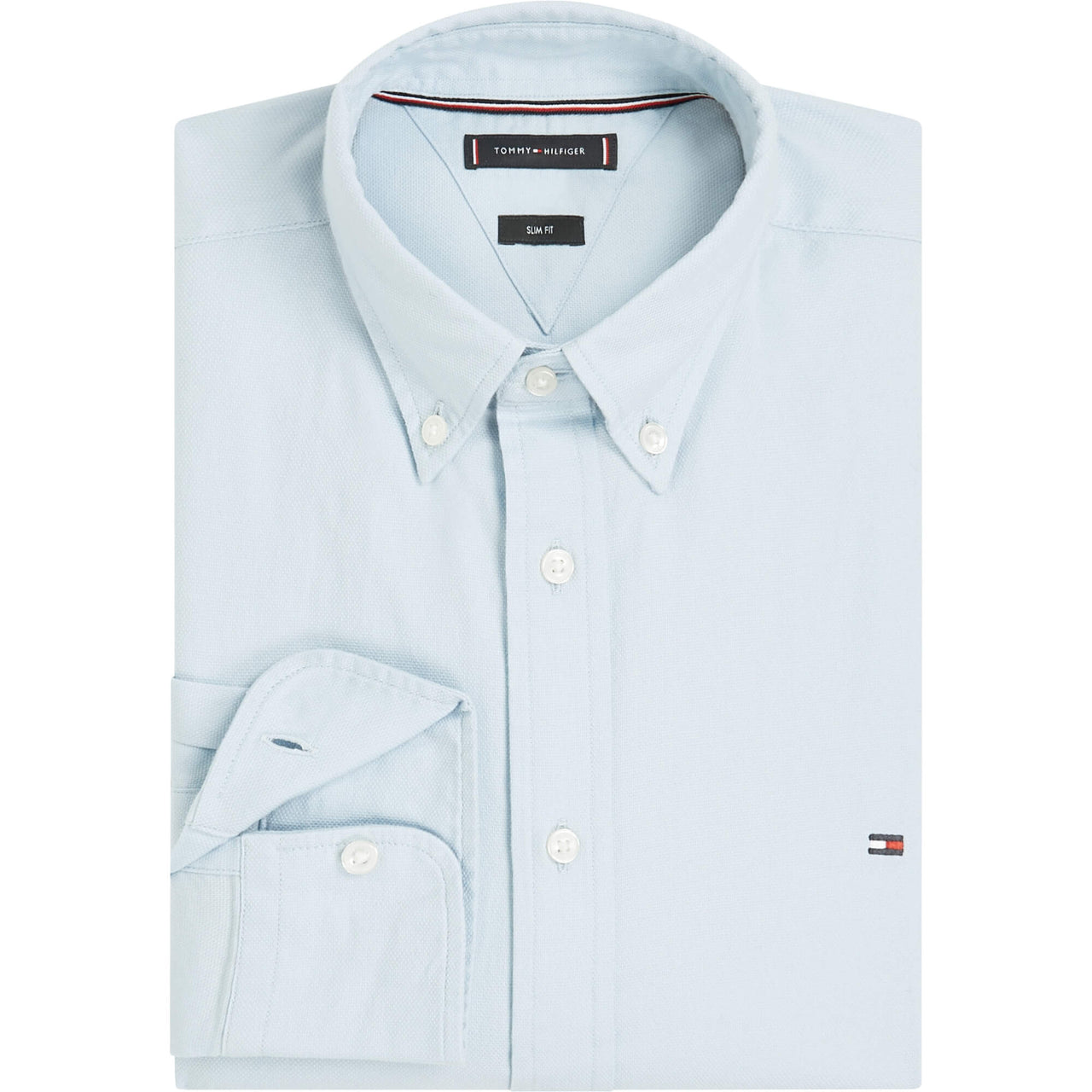 Mw0Mw37578C1O Camisas Tommy Hilfiger Hombre Flex Dobby Sf Shirt