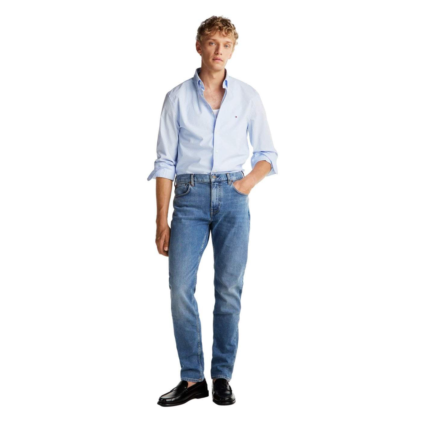 Tommy Hilfiger Camisa Flex Poplin Polka Dot Rf Shirt · imagen 3