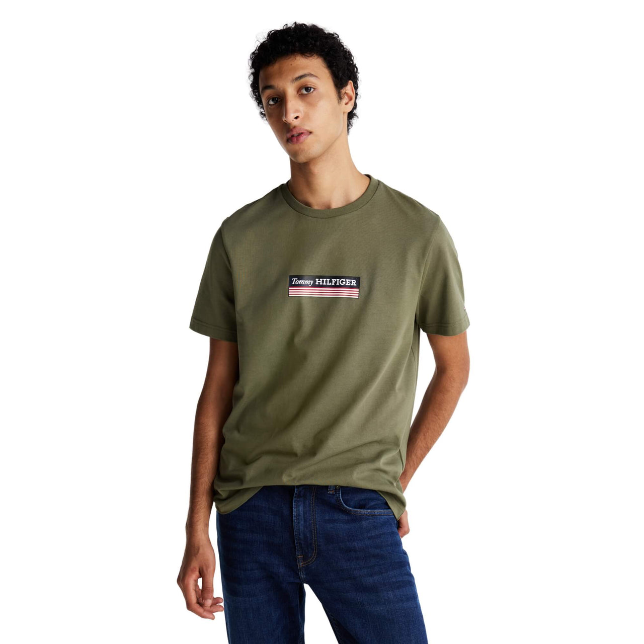 Mw0Mw38079Pli Camisetas Tommy Hilfiger Hombre Hilfiger Box Tee