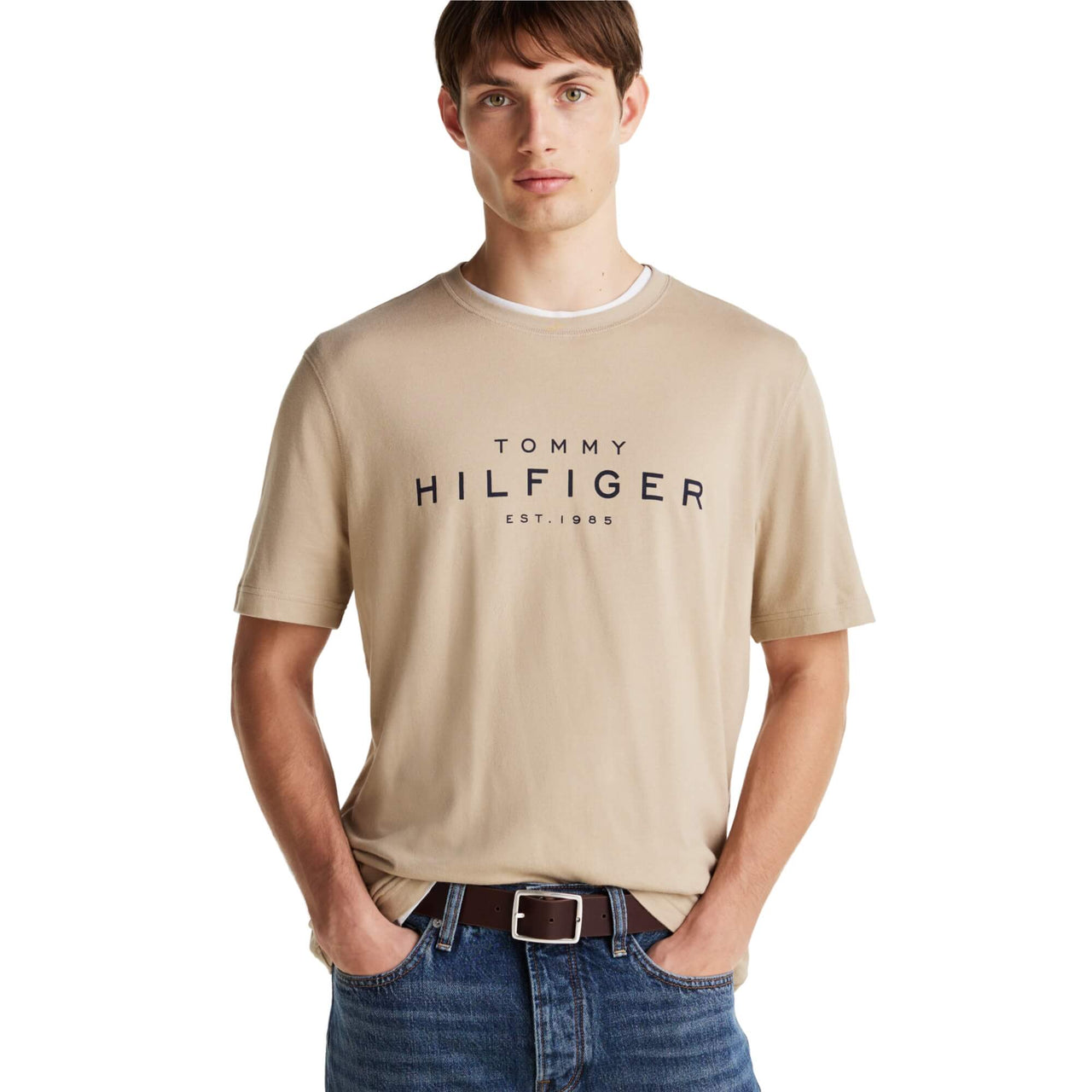 Mw0Mw37448Rbt Camisetas Tommy Hilfiger Hombre Big Hilfiger Tee