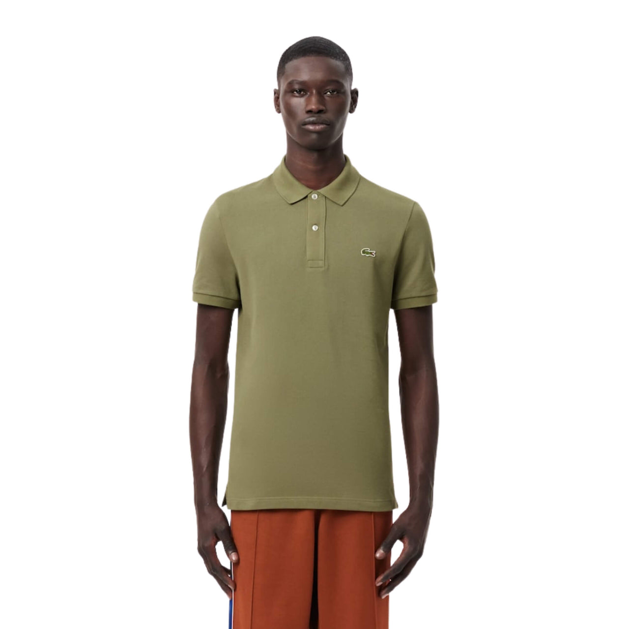 L1212Bmy Polos Lacoste Hombre L1212 - Short Sleeved Ribbed Collar Shirt