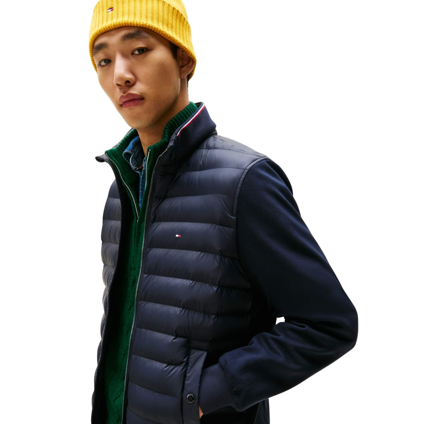 Tommy Hilfiger Cazadoras Cazadora Mix Media Ess Rwb Stand Collar · imagen 3