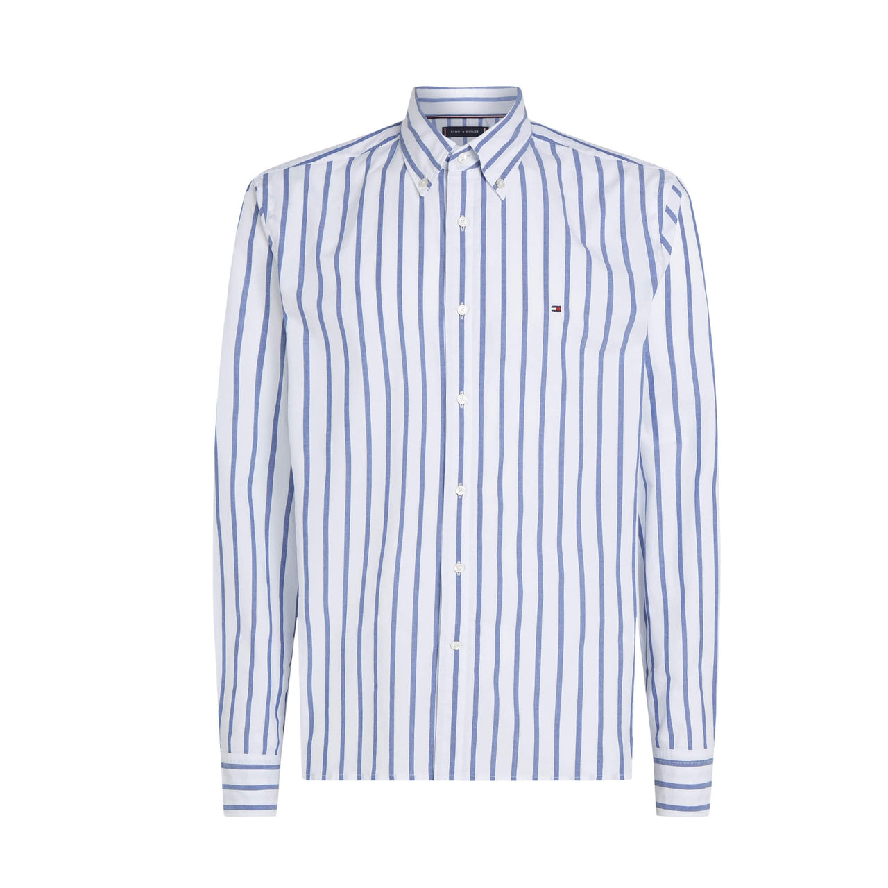 Mw0Mw375560Fa Camisas Tommy Hilfiger Hombre Flex Poplin Nautical Stp Shirt