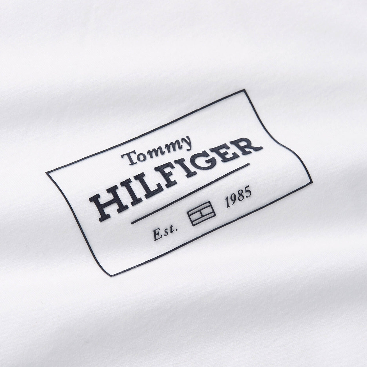 Mw0Mw37454Ybr Camisetas Tommy Hilfiger Hombre Monotype Printed Label Tee