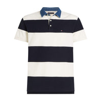 Thumbnail for Mw0Mw375150Fb Polos Tommy Hilfiger Hombre Rugby Stripe Relaxed Polo