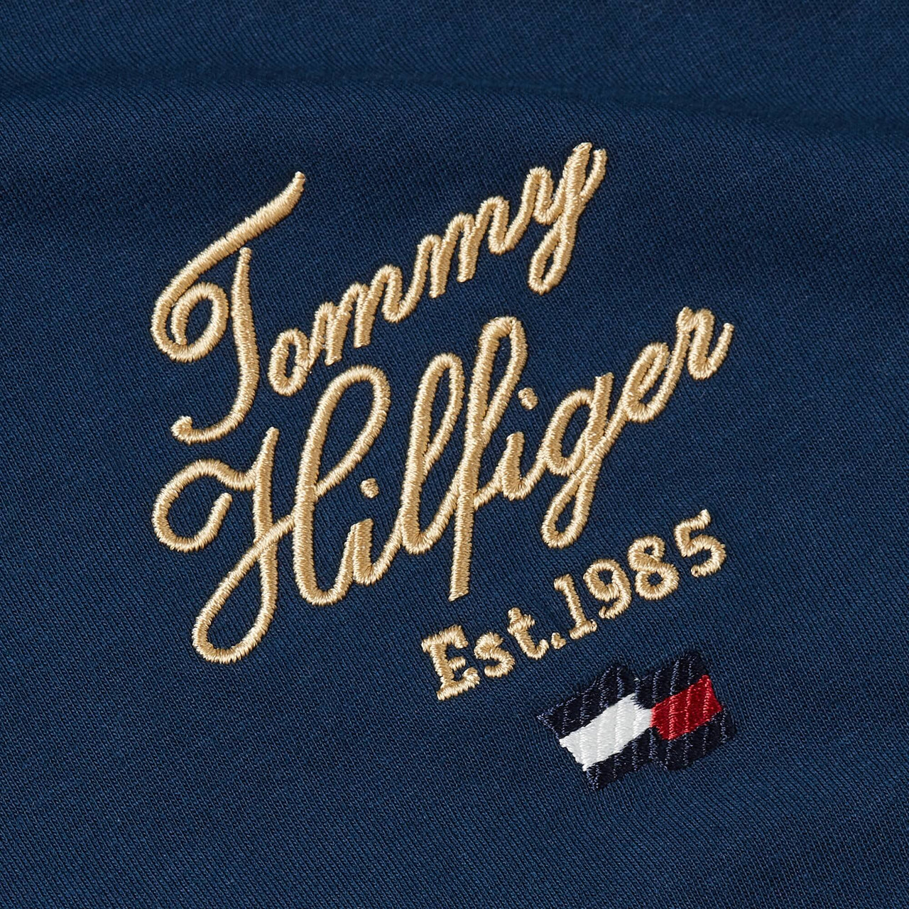 Mw0Mw38334Daf Camisetas Tommy Hilfiger Hombre Script Hilfiger Stack Tee