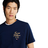 Thumbnail for Mw0Mw38334Daf Camisetas Tommy Hilfiger Hombre Script Hilfiger Stack Tee