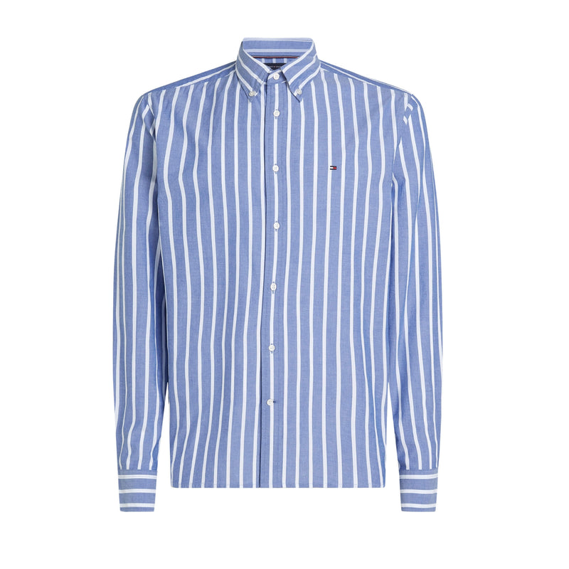 Tommy Hilfiger Camisa Flex Poplin Nautical Stp Shirt · Azul
