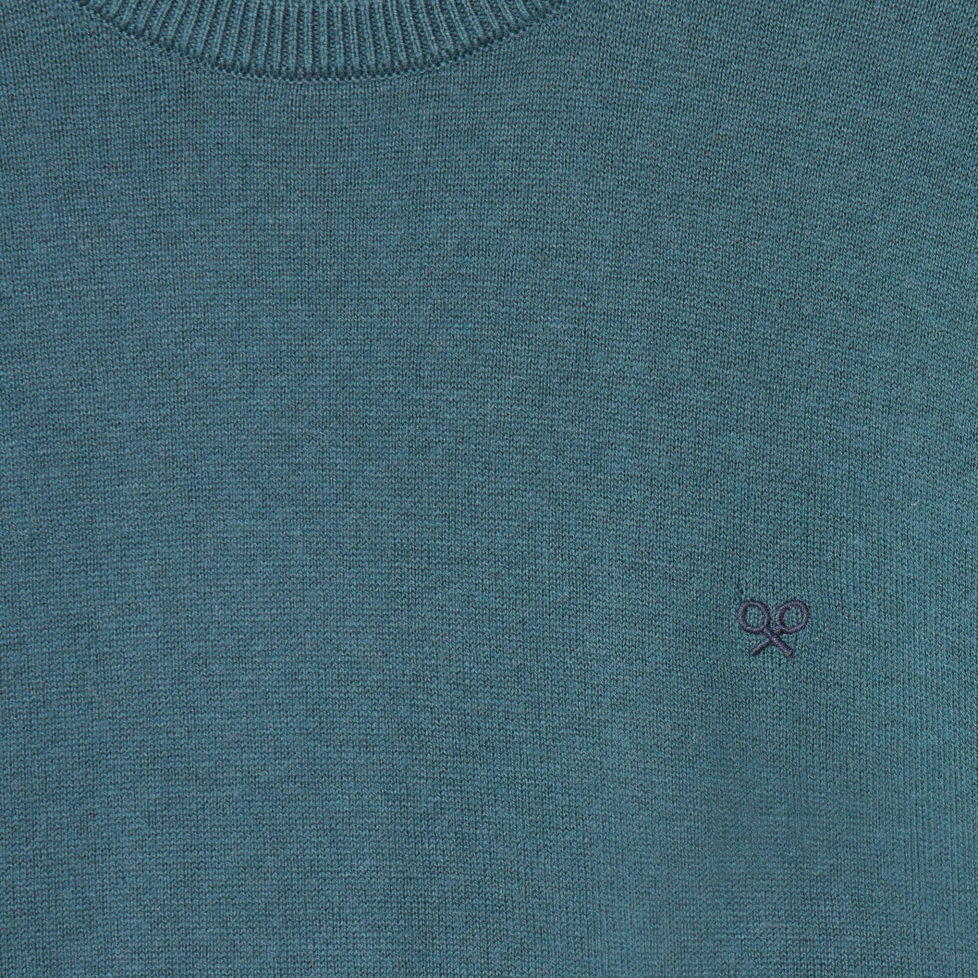 Jersey Liso Cuello Redondo Petroleo | Silbon · imagen 2