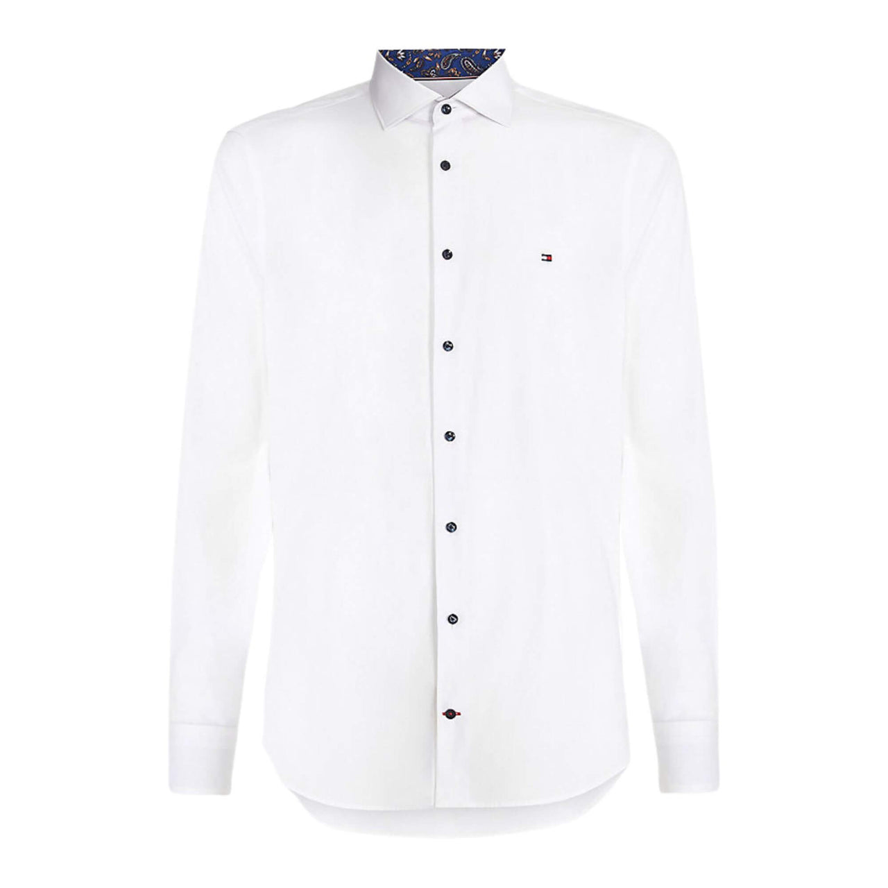 MW0MW28395YBR Camisa tommy cl solid poplin sf shirt