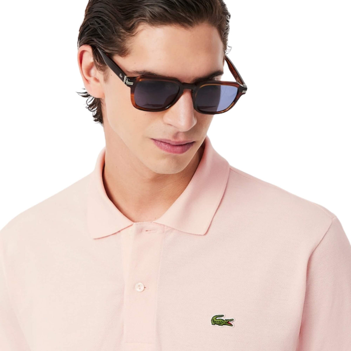 Polo Lacoste Hombre Piqué Manga Corta - Rosa · imagen 2