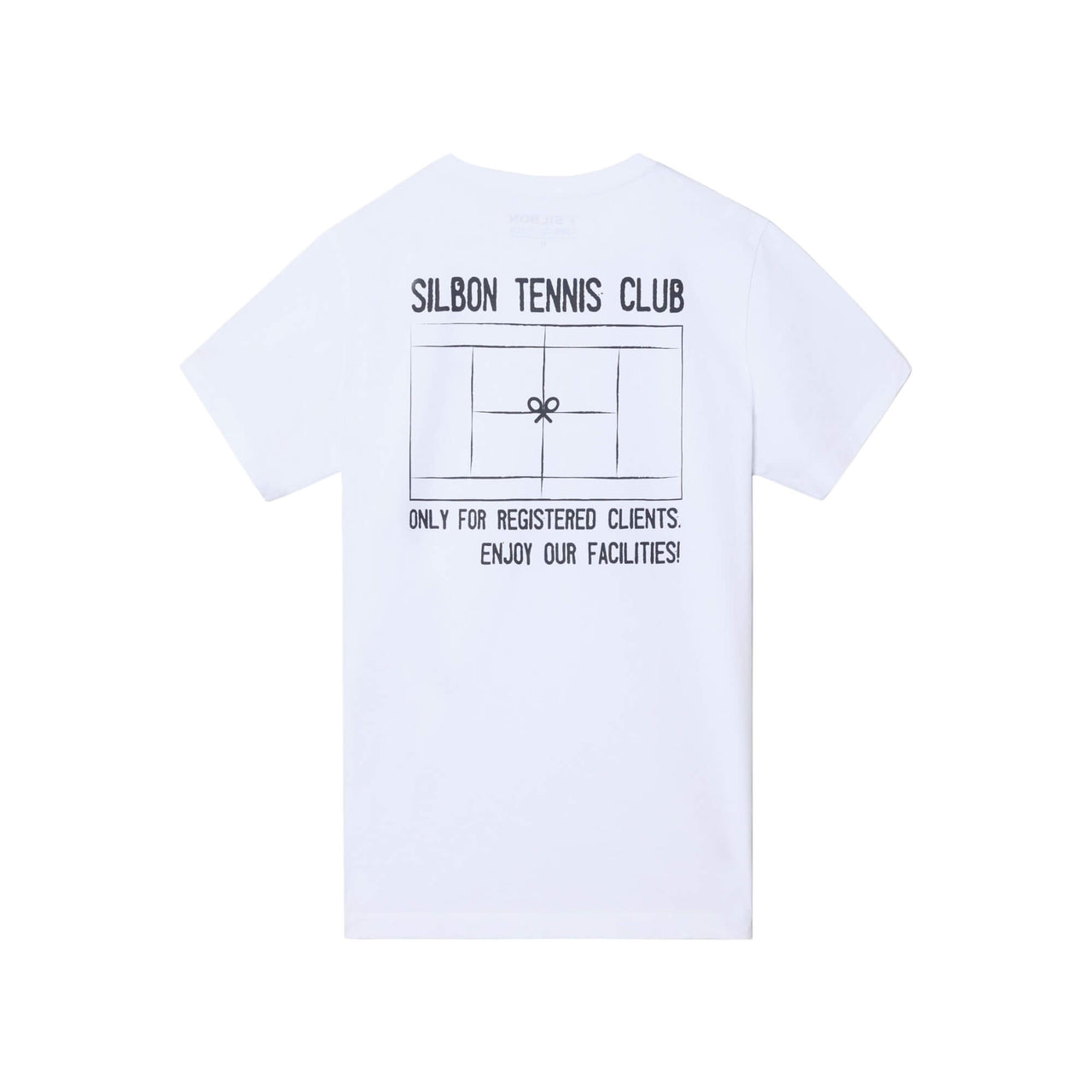 129992 Camisetas Silbon Hombre Tennis Club Blanca