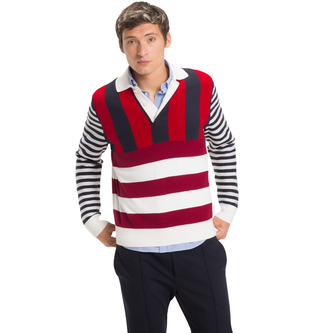 Tommy Hilfiger Jersey Stripe Knitted Relax · imagen 1