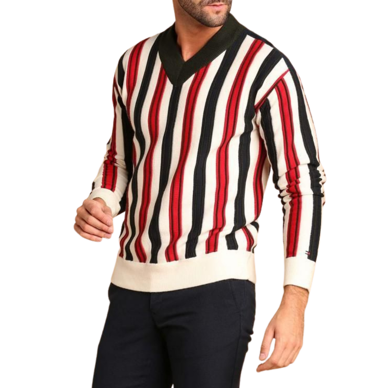 MW0MW07872 STRIPE PATCHED WORK TOMMY