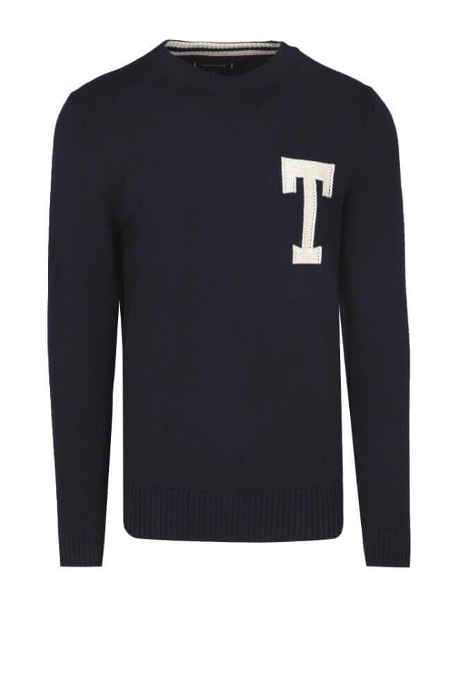 MW0MW07857 LOGO CNECK SWEATER TOMMY