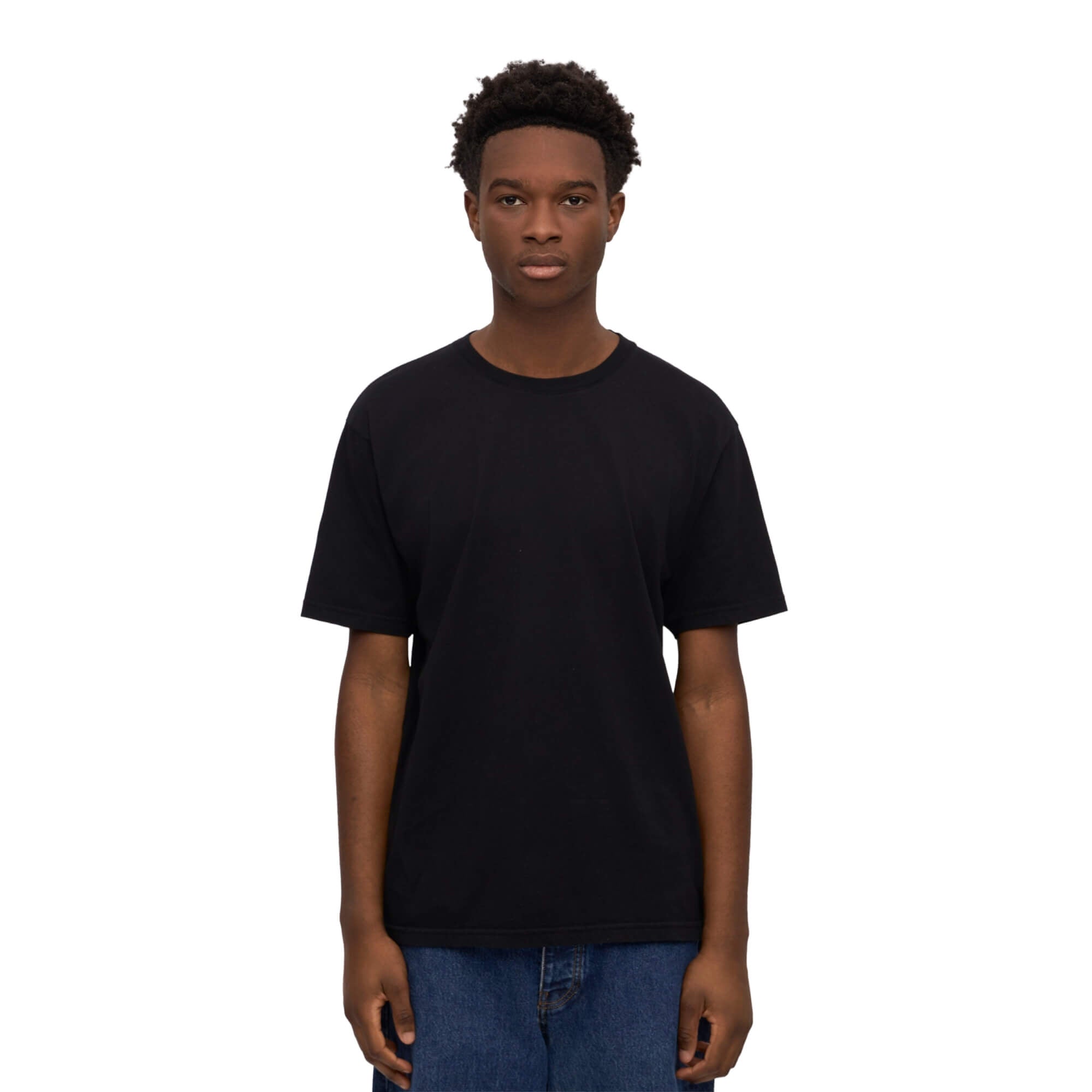Camiseta Colorful Standard Hombre Classic Organic Negro · imagen 3