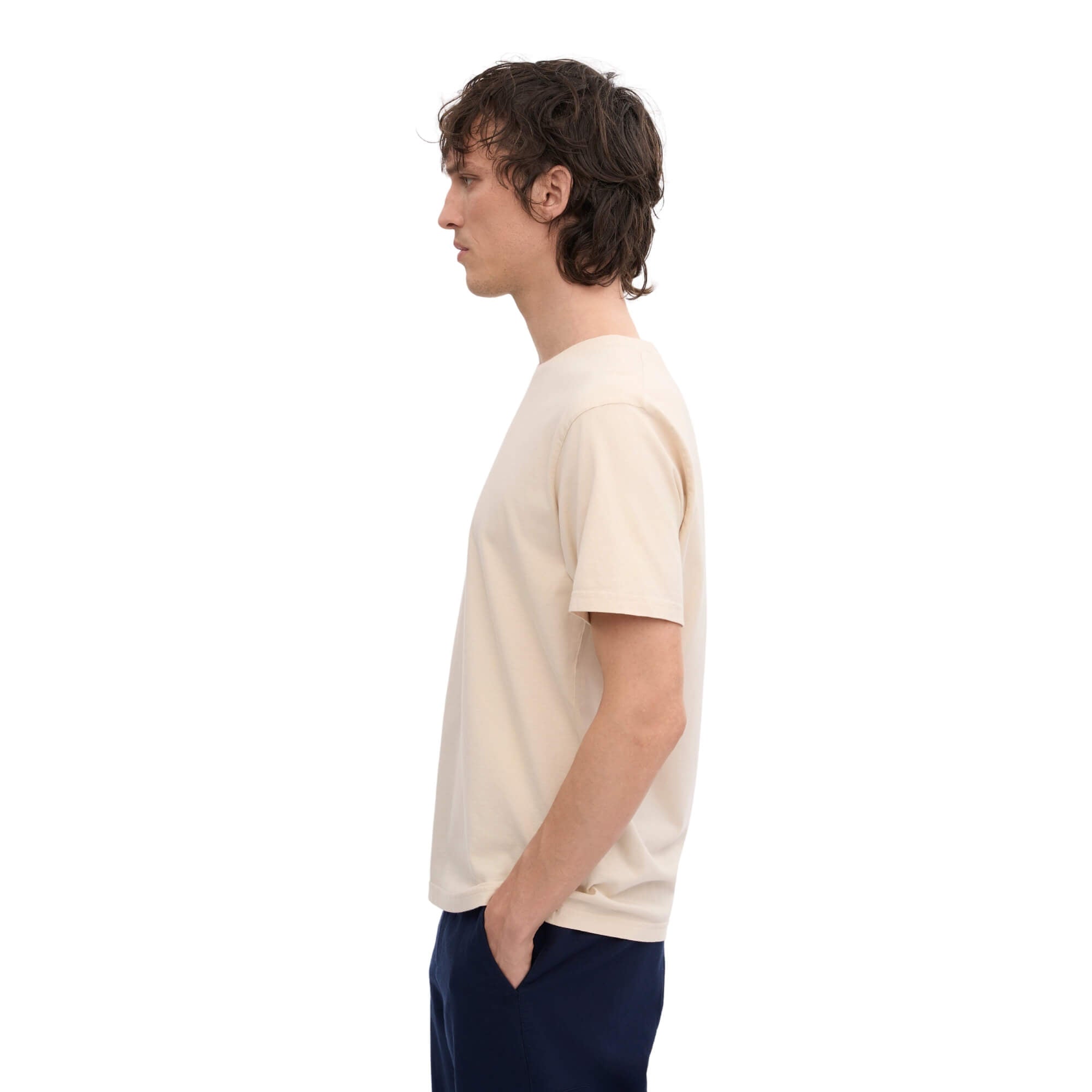 Camiseta Colorful Standard Hombre Classic Organic Blanco · imagen 3