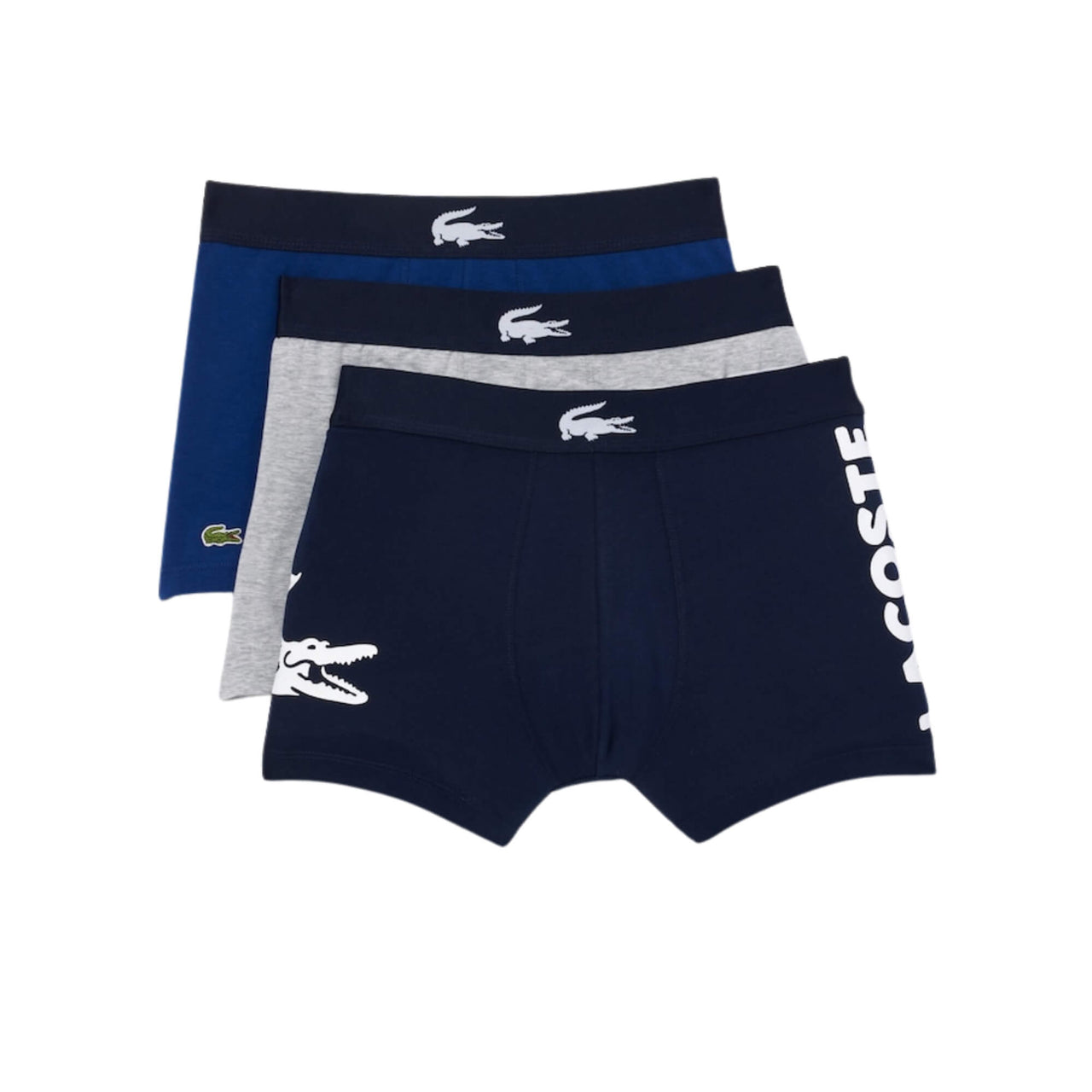 5H1803Bck Calzoncillos Lacoste Hombre 3 Packs Trunk