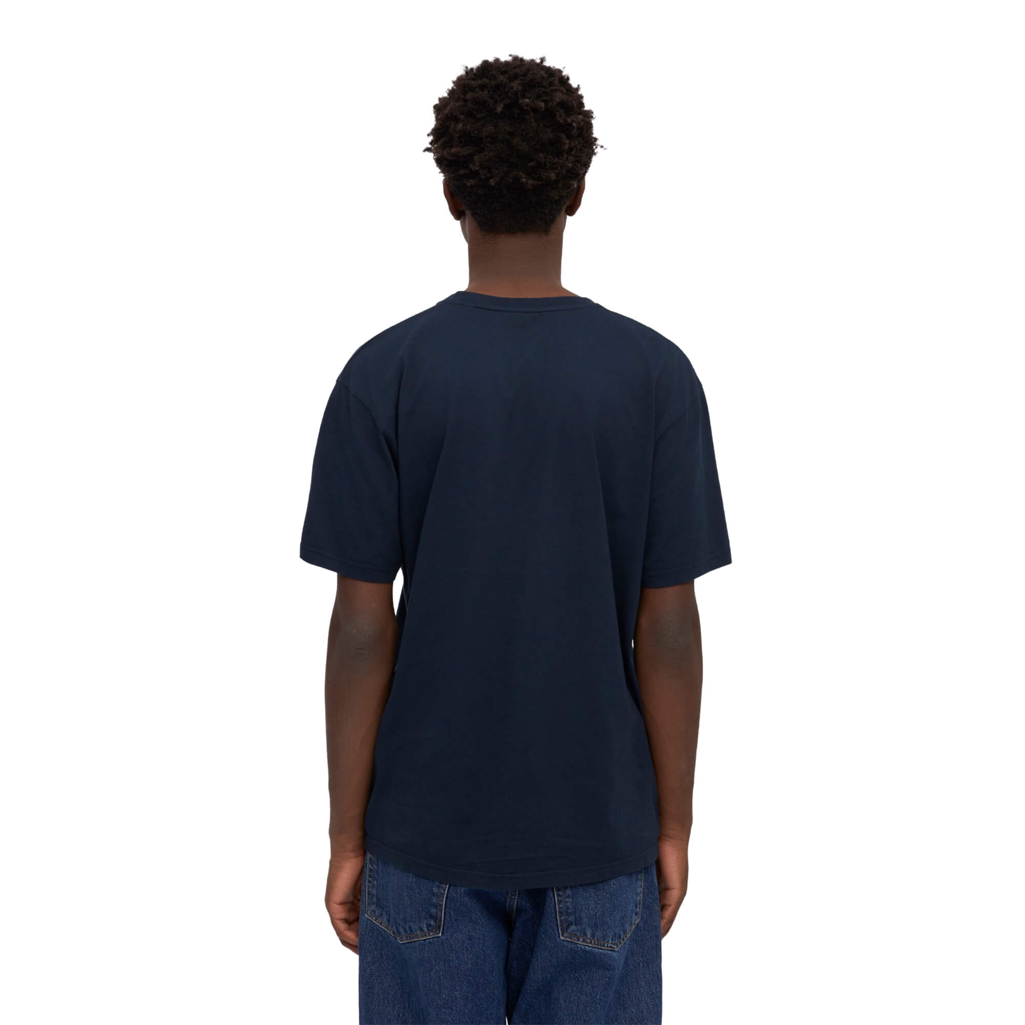 Camiseta Colorful Standard Hombre Classic Organic Azul Marino · imagen 4
