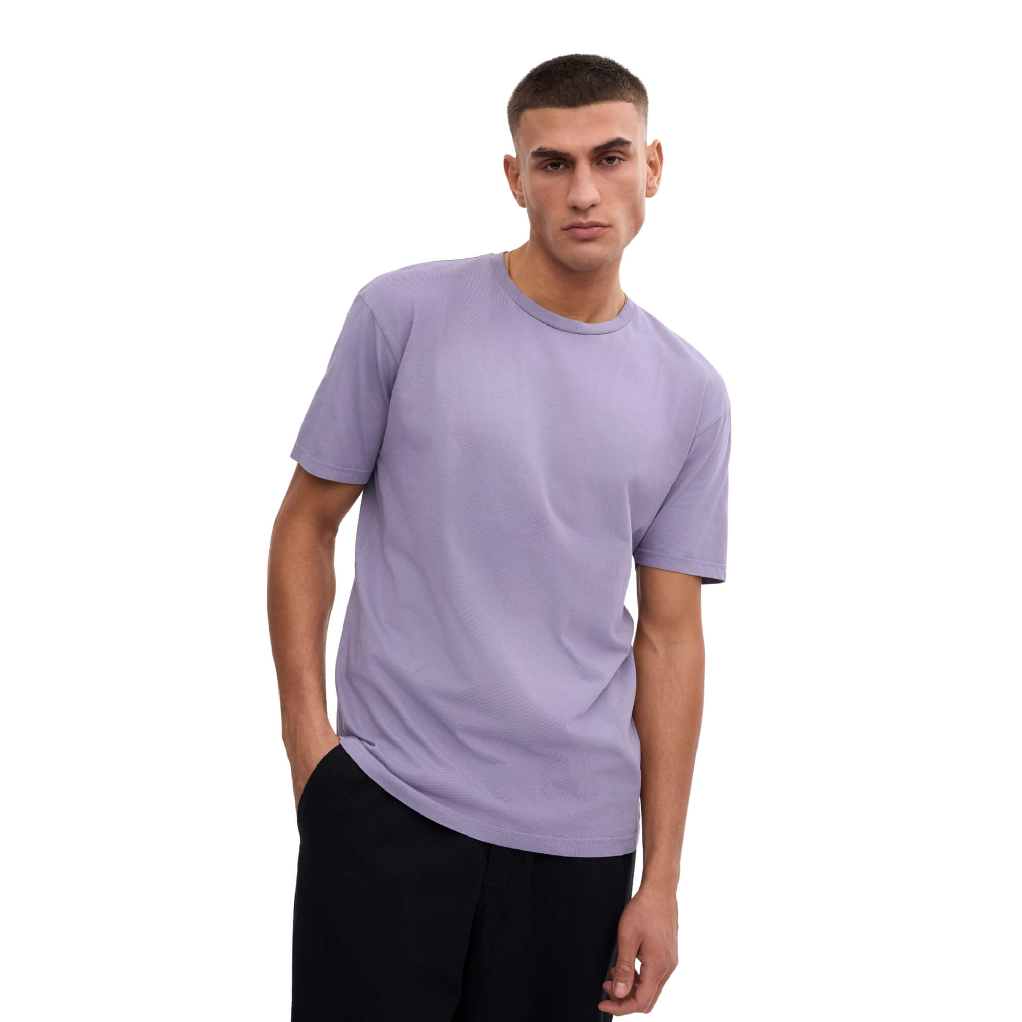Camiseta Colorful Standard Hombre Classic Organic Lila · imagen 2