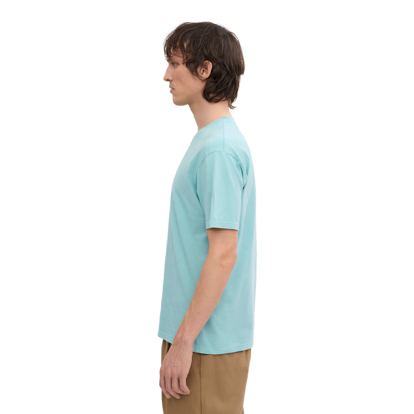 Camiseta Colorful Standard Hombre Classic Organic Azul Marino · imagen 2